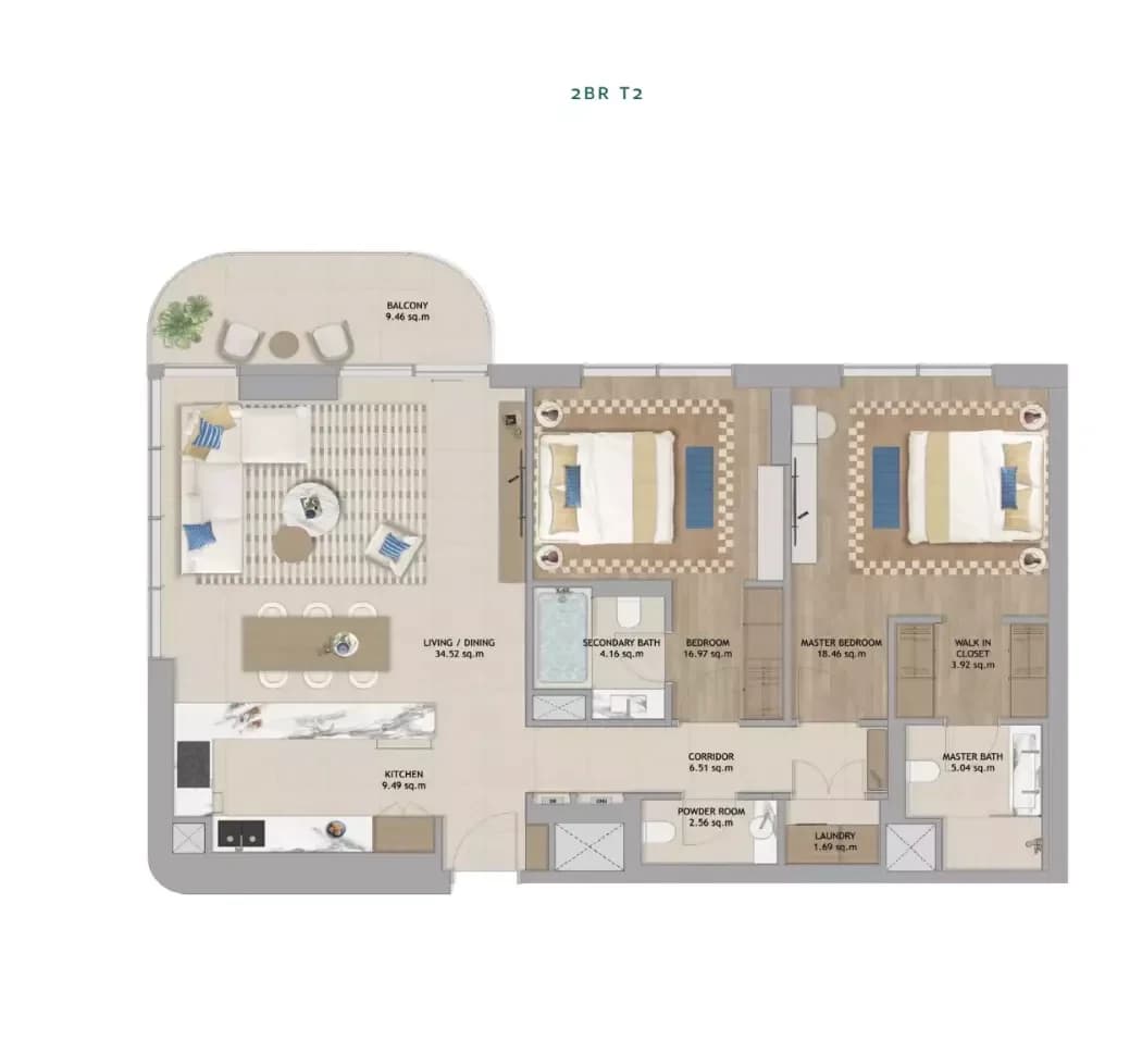The Beach House Fahid — floor plan 2