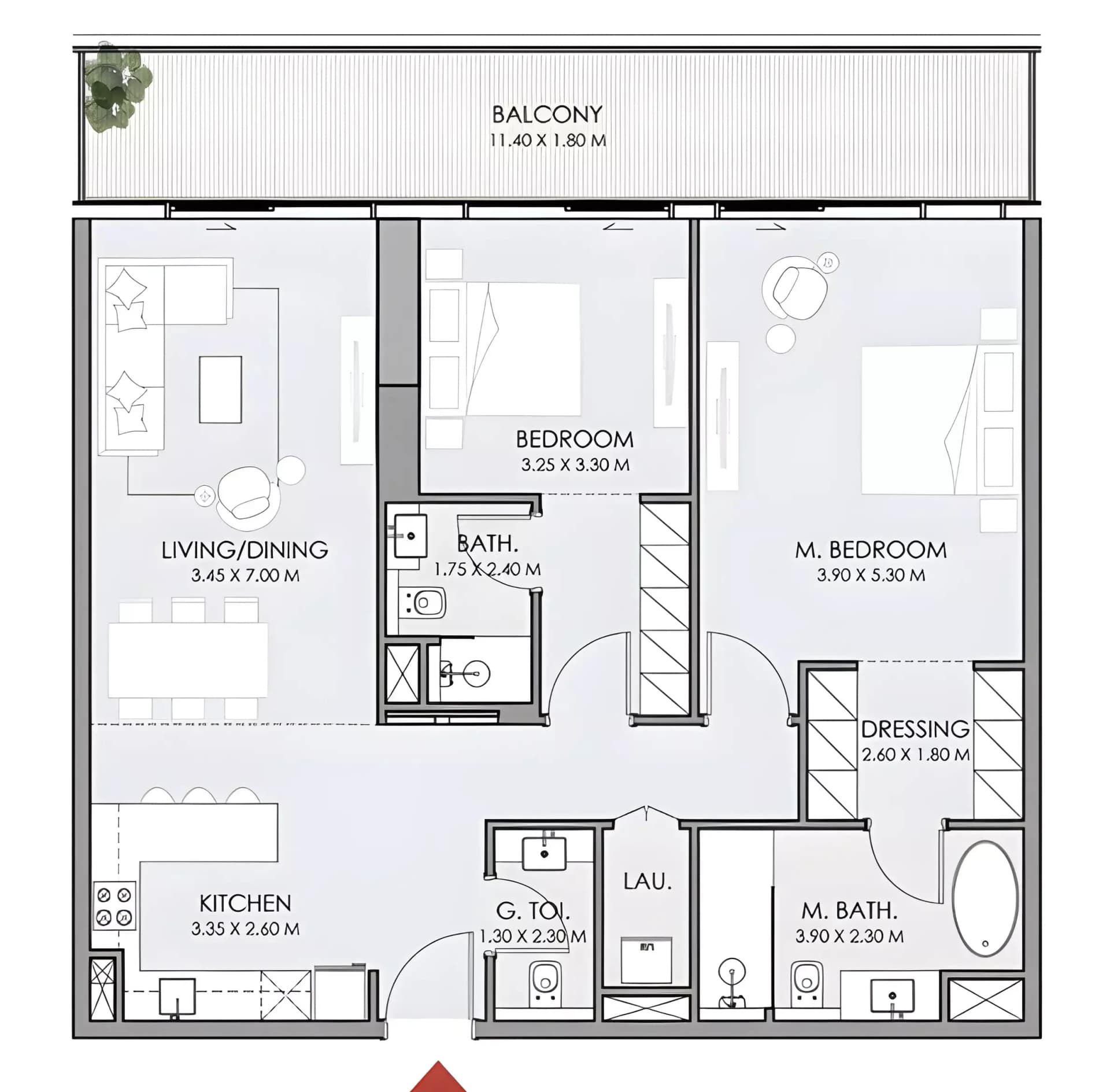 Do Hotels & Residences — 1 Bedroom Apartment