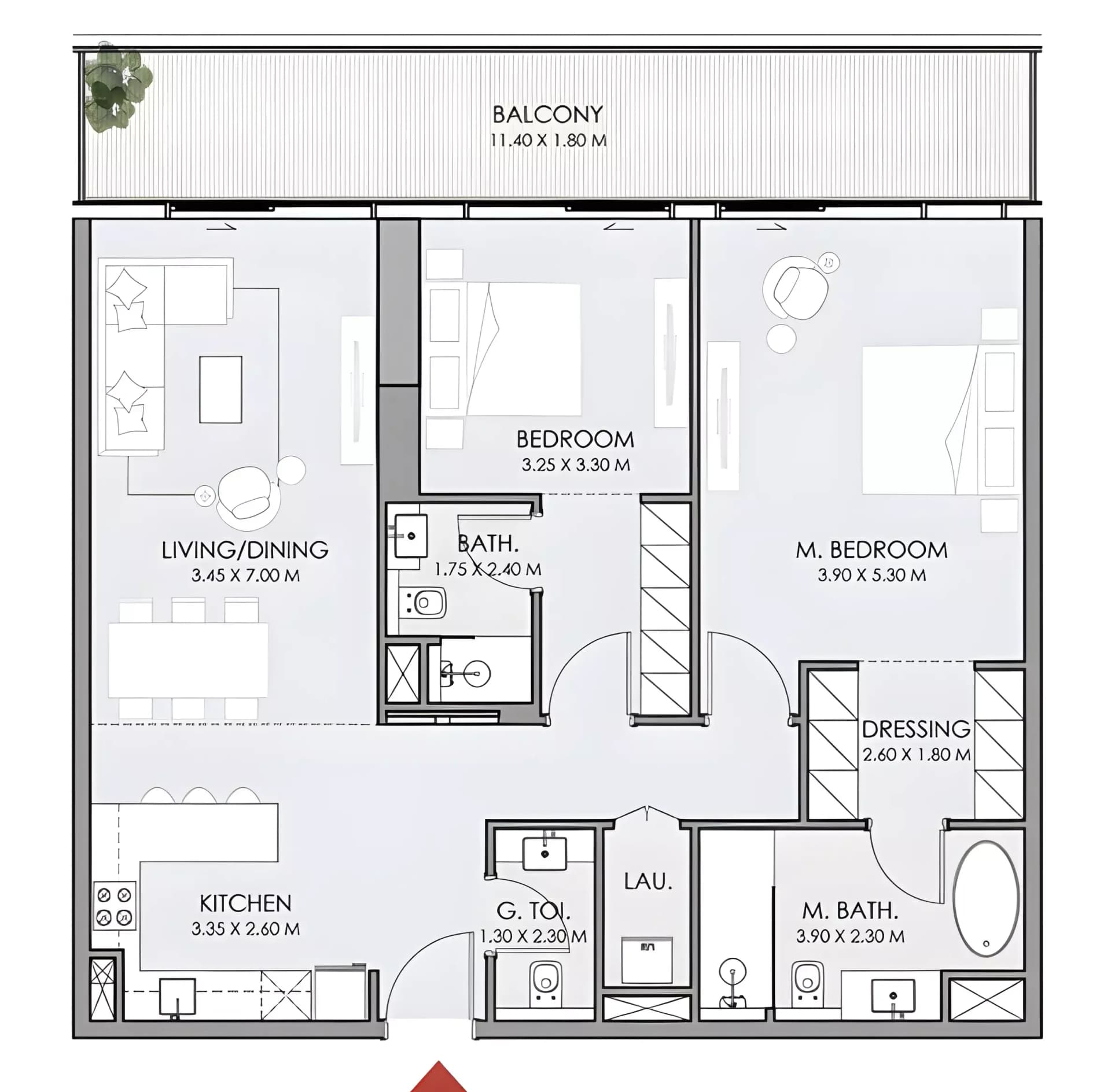 Do Hotels & Residences — 1 Bedroom Apartment
