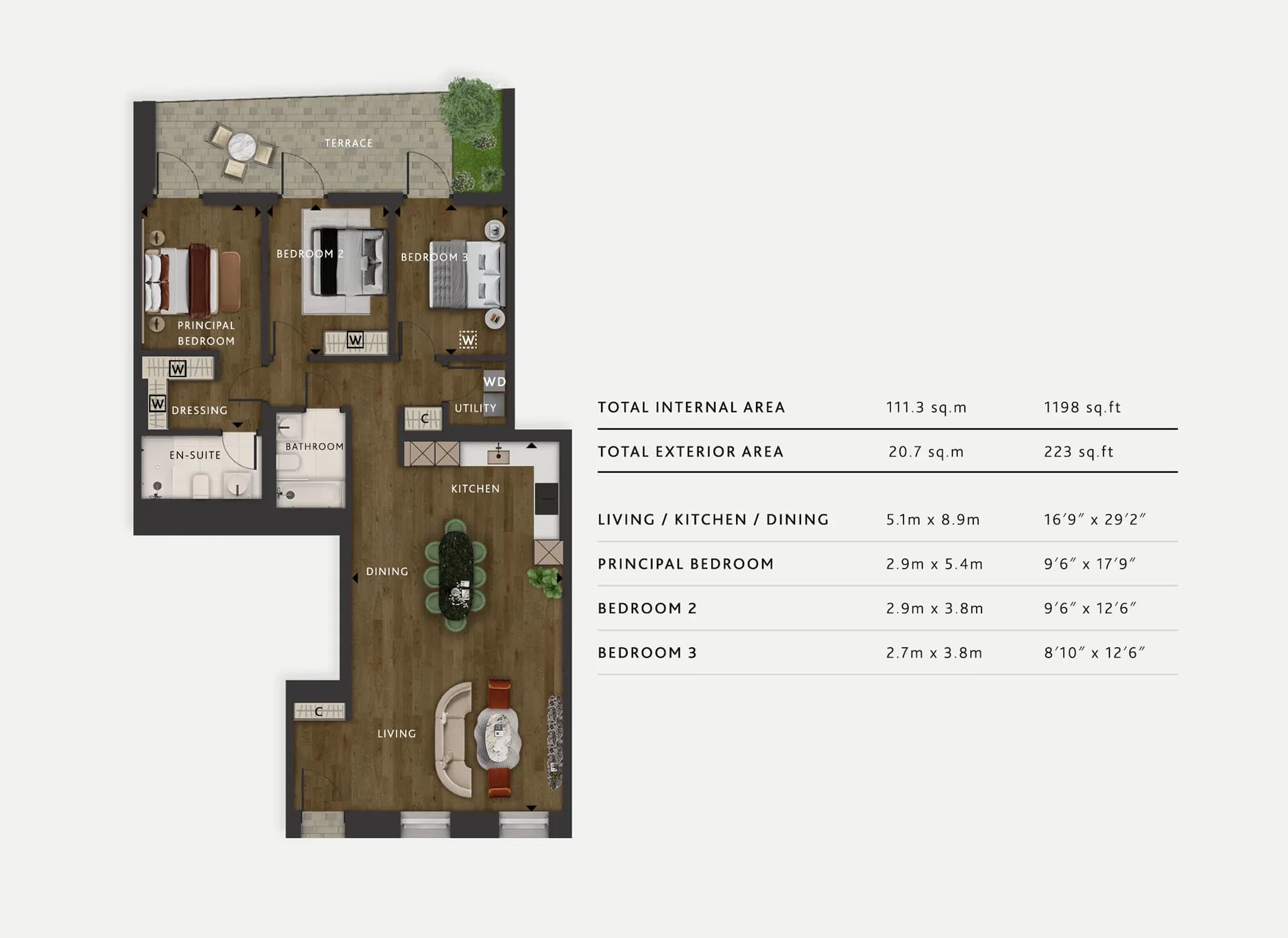 Fifty Brook Green — floor plan 1