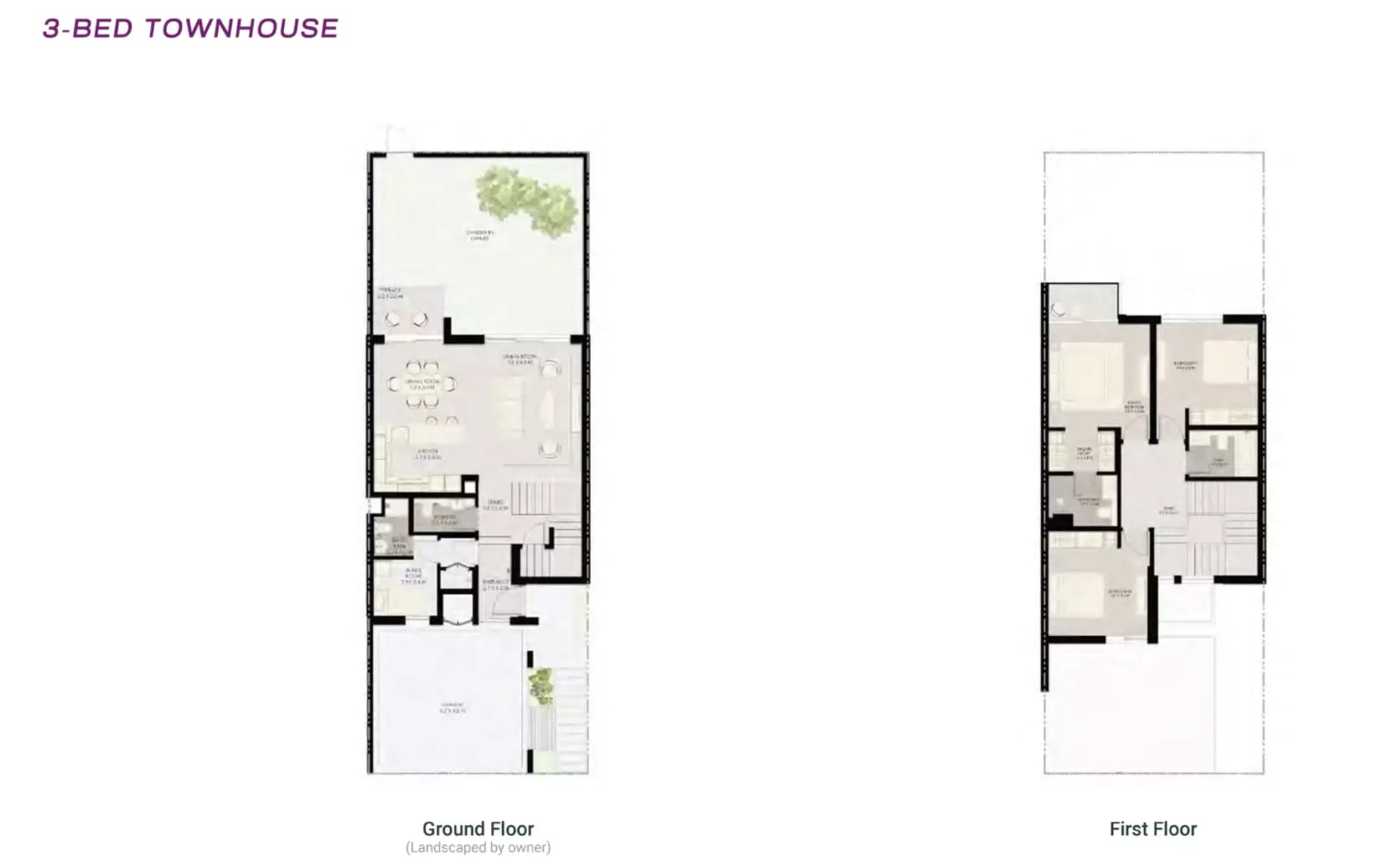 Athlon — 3 Bedroom Townhouse floor plan
