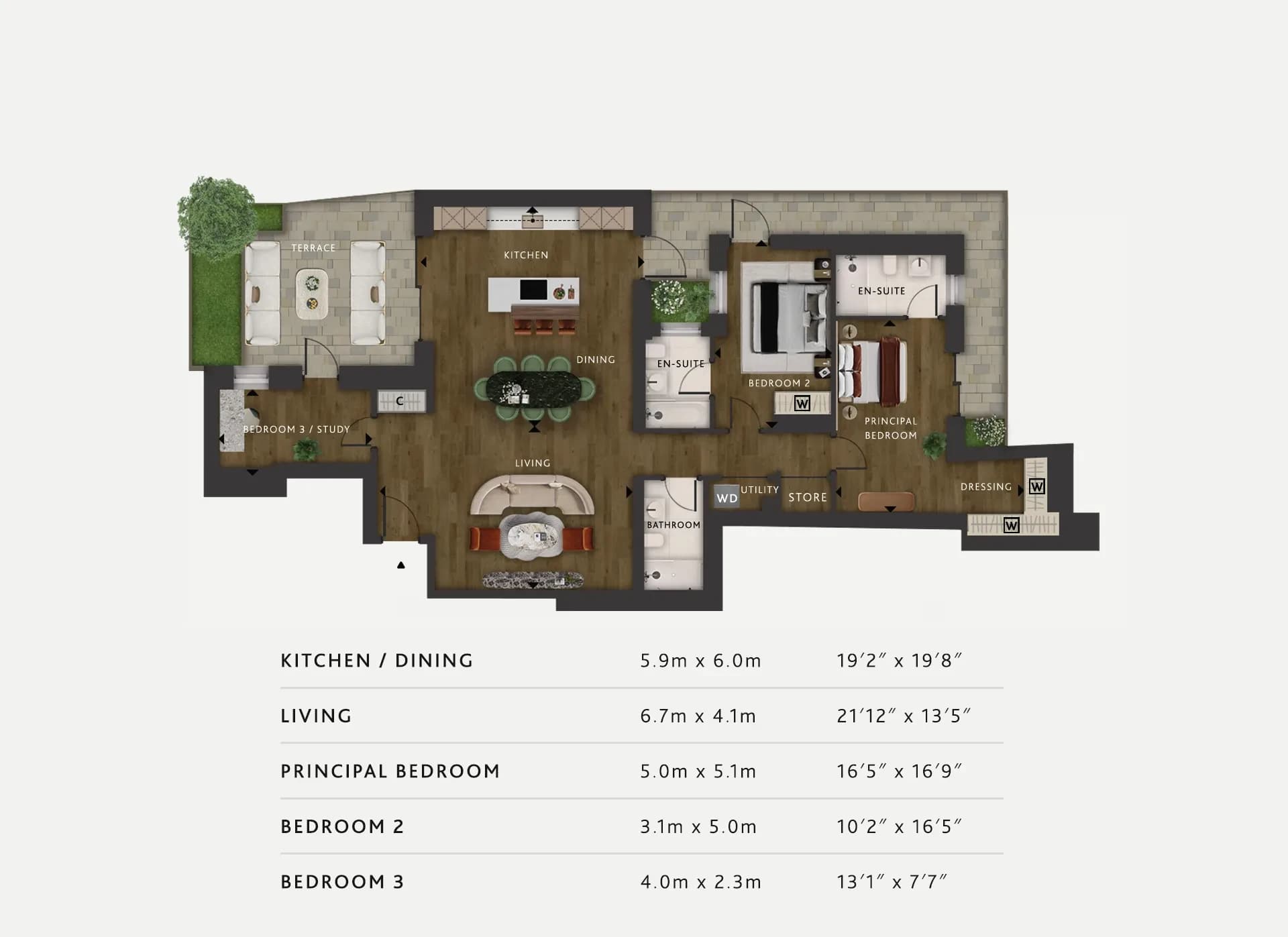 Fifty Brook Green — floor plan 2