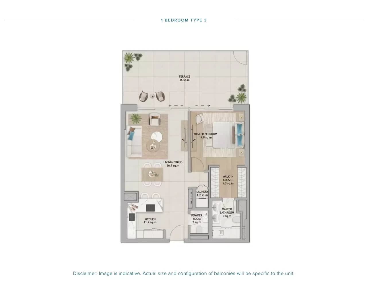 Fahid Beach Terraces — floor plan 3