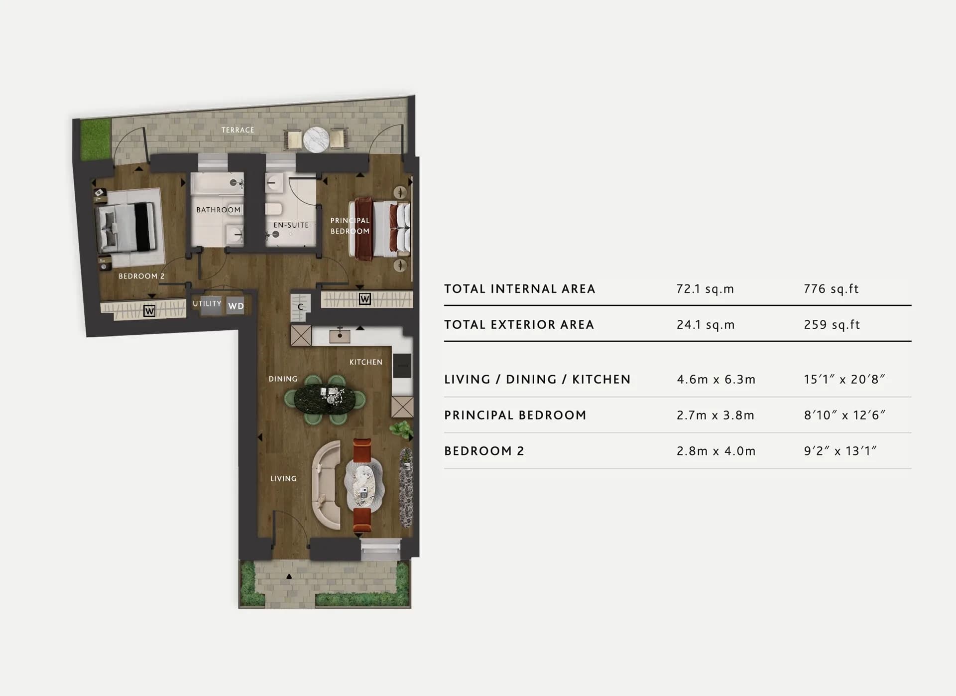 Fifty Brook Green — floor plan 3