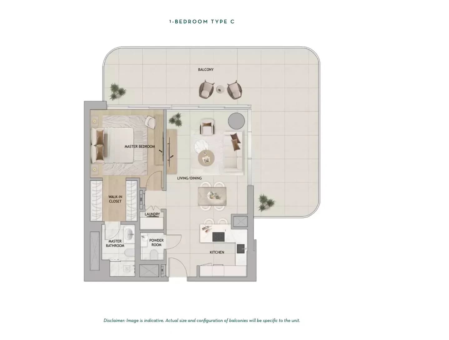 Fahid Beach Residences — floor plan 1