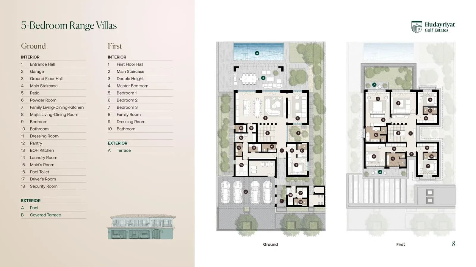 HGE Golf Range Villas — 5 Bedroom Range Villa