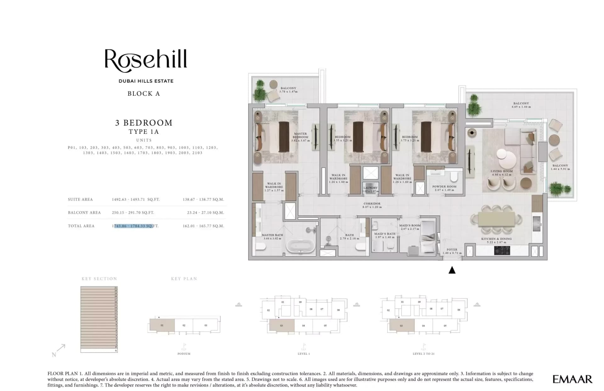 Rosehill — 1 Bedroom Apartment