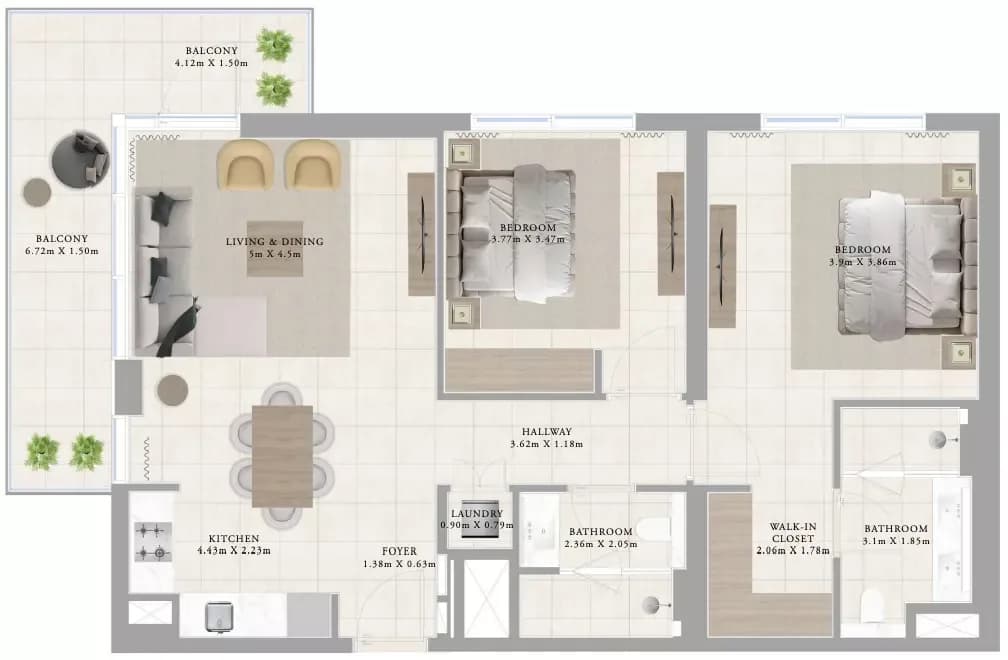 Greenside Residence — floor plan 1