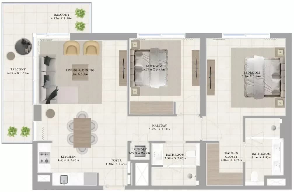 Greenside Residence — floor plan 1