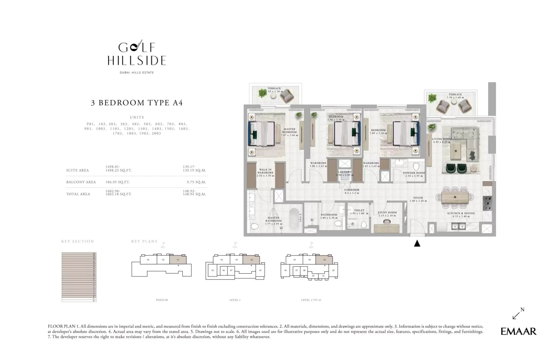 Golf Hillside — 1 Bedroom Apartment