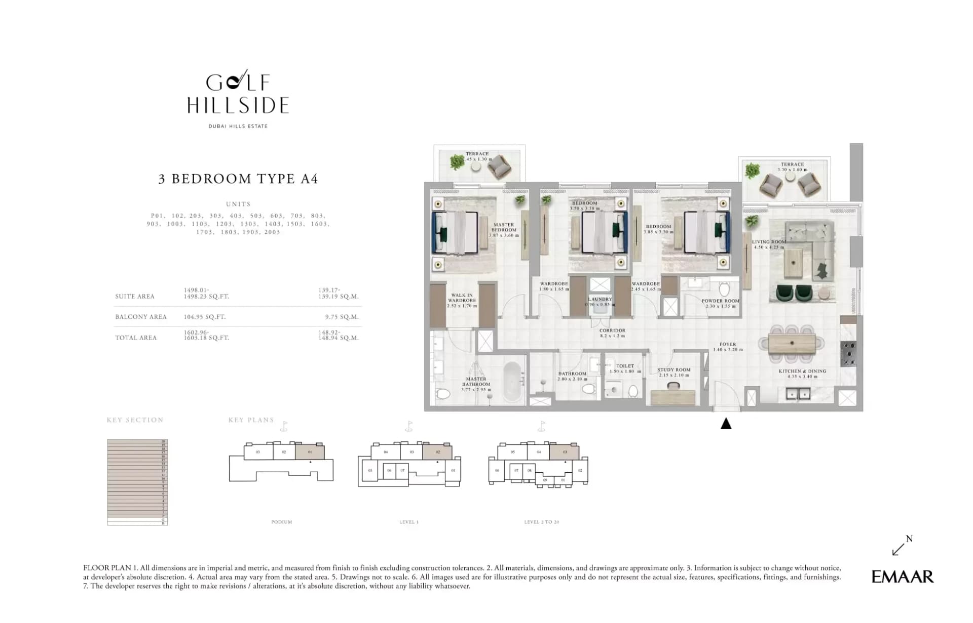 Golf Hillside — 1 Bedroom Apartment
