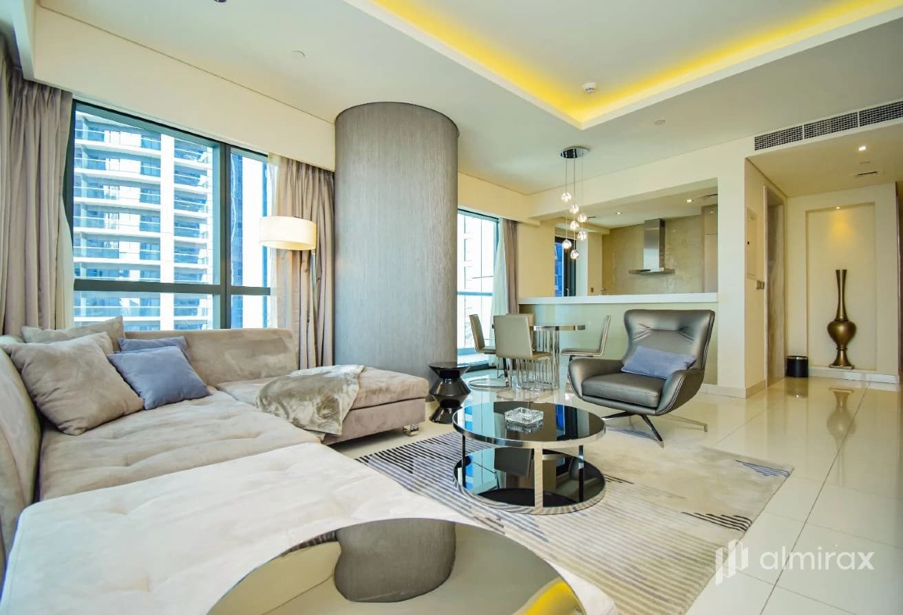 Fully Furnished 2BR| 2 cheques | Burj Khalifa View