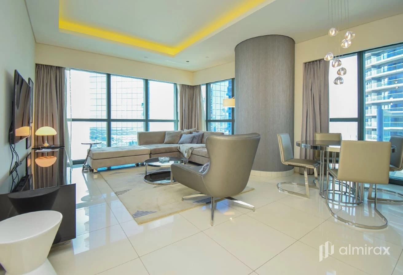 Fully Furnished 2BR| 2 cheques | Burj Khalifa View