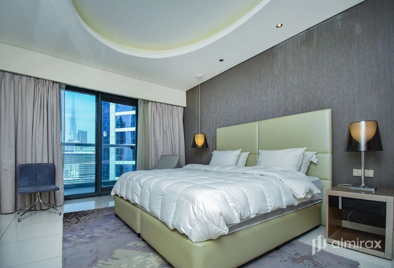 Fully Furnished 2BR| 2 cheques | Burj Khalifa View