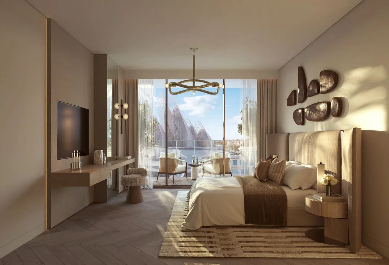 Partial Zayed Museum and Pool View| Original Price