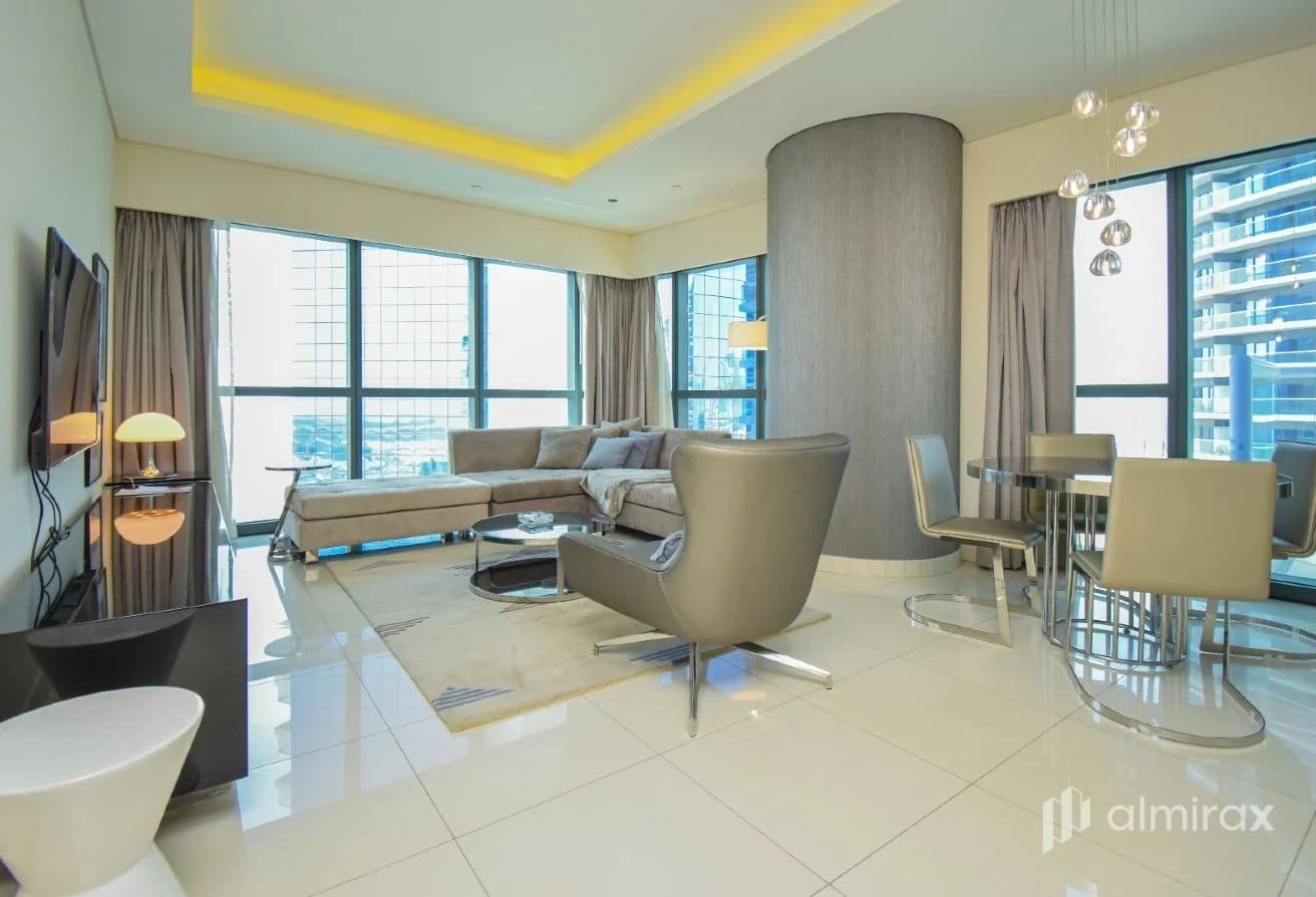 Fully Furnished 2BR| Burj Khalifa View| High Floor