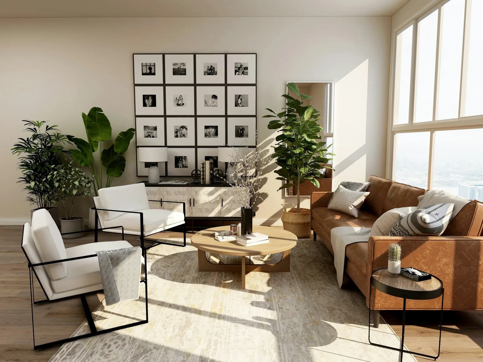Almirax living room interior — boutique craftsmanship